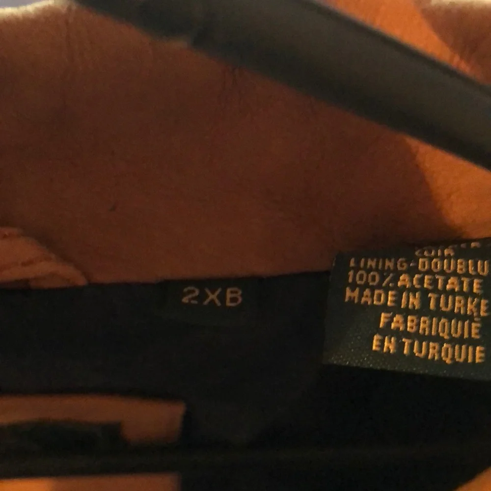 Men’s fall brown VTG Bobby Jones Y2k collection golf leather jacket - Picture 9 of 17